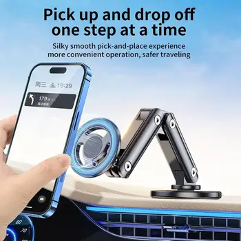 2 IN 1 magnetinis automobilinis telefono laikiklis 360 sukimosi reguliuojamas automobilinio telefono laikiklyje, skirtas 