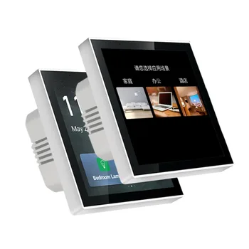 2022 Tuya Smart Home Zigbee Gateway 4 colių jutiklinio ekrano valdymo skydelis