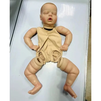 22inch Reborn Doll Kit Alexis jau dažytas rinkinys Lifelike 3D odos atspalvio švelnaus prisilietimo lėlės dalys su audinio korpusu