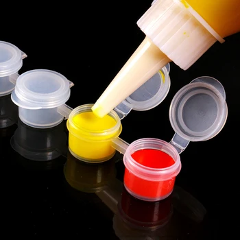 5-piece 2ml 6 Connected Paint Empty Box Painting Acrylic Paint Supplies Painting Art Education Painting Learning Supplies
