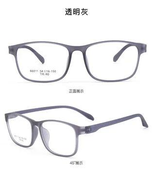 54mm Ultra clear TR viso rėmelio kvadratinis akinių rėmelis vyrams ir moterims anti mėlynas receptinių akinių rėmelis 66011
