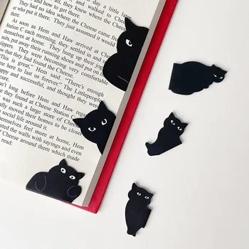 6vnt Miela juoda katė Žymė Animacinis filmas Magnetinis puslapis Klipai Knygų žymeklis knygoms Unikalus skaitymas Dovanų knygų priedai
