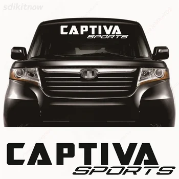 80x15cm Naujas automobilis Priekinis stiklas Vinilas Sportinis lipdukas Atspindintis lipdukas Stilius Dekoravimo priedai Chevrolet Captiva 2022 2021