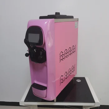 Automatinis minkšto patiekimo ledų aparatas Komercinis ledų gamintojas Vieno skonio jogurto virimo aparatas Saldžių kūgių pardavimo aparatas