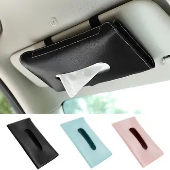 Automobilio audinių dėžutės rankšluosčių rinkiniai Automobilio skydelis nuo saulės audinių dėžutės laikiklis Automatinis salono daiktadėžė BMW 