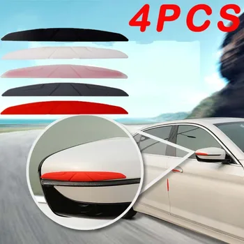 Automobilio durelių kraštas Apsauga nuo susidūrimo Lipdukas Silikoninės šoninės apsaugos apsaugos buferis Galinio vaizdo veidrodžio dangtelio apsaugos juostelė