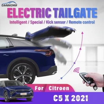 Automobilio elektrinis bagažinės dangtis Modifikuotas automatinis bagažinės dangtis Išmaniosios galios valdomos bagažinės automatinės kėlimo durys, skirtos Citroen C5 X 2021 2022