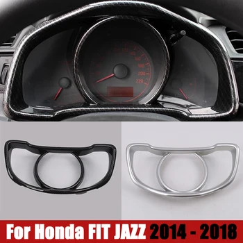 Automobilio prietaisų skydelio prietaisų skydelio rėmo dangtelio apdaila Honda FIT JAZZ 2014 2015 2016 2017 2018 ABS automobilių stiliaus priedai