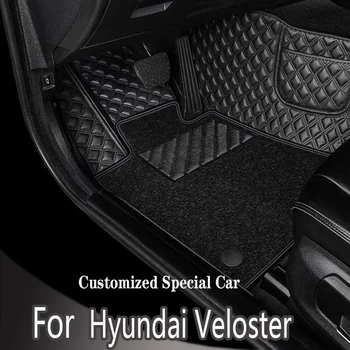 Automobilių grindų kilimėliai Hyundai Veloster 2015 2014 2013 2012 2011 Kilimai Dangteliai Stilius Automobilių interjero aksesuarai Neperšlampamas produktas