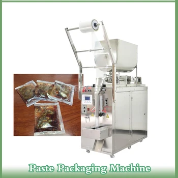 Buitinė visiškai automatinė pastos pakavimo mašina, komercinė pomidorų padažo medaus sandarinimo mašina su maišymo funkcija