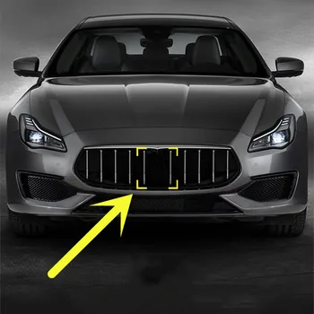 Car ABS Grill pakeisti lipduką Maserati Granturismo Quattroporte GTS Ghibli Levante automobilio emblemos ženklelio stiliaus aksesuarai