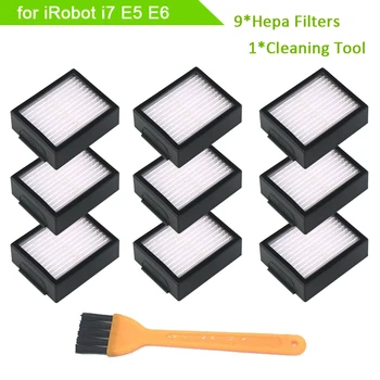 Filtras, skirtas IRobot Roomba I Series E serijos šlavimo robotų priedams, skirtiems IRobot i7 E5 E6 pakaitiniams filtrams