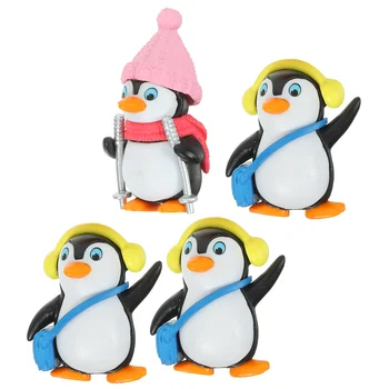 Kalėdinių pingvinų papuošalai Žieminis pingvinų tortas Papuošimas Gimtadienio tortas Ornamentas Pingvinų dervos žaislai