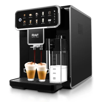 Komerciniai visiškai automatiniai išmanieji kavos virimo aparatai Espresso Cappuccino Latte kavos aparatas su pieno baku