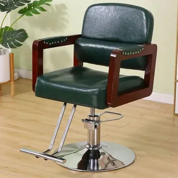 Luxury Comfort Salon Chair Portable Barbershop Vintage Personalized Salon Chair Shop Equipment Silla De Barbero Furniture