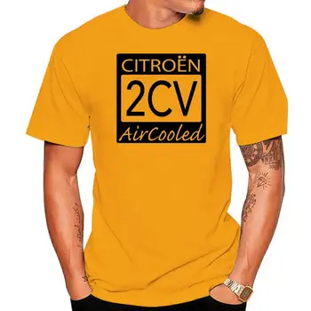 Mada 2022 Top Tee Mens 2CV marškinėliai oru aušinami Dolly Classic Car Tshirt French Show Print marškinėliai