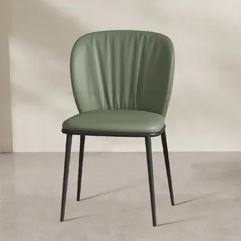 Modernios valgomojo kėdės Nordic Olive Green Ergonomiškos prabangios šiaurietiškos kėdės Valgomasis Žaidimų sillas Plegables Baldai MQ50CY