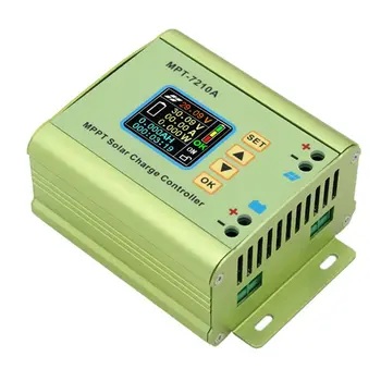 MPPT saulės įkrovimo valdiklis ličio baterijai 24V 36V 48V 60V 72V 0-10A 7210A