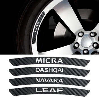 Nissan Qashqai Juke Leaf Micra 350Z 370Z Armada Elgrand Kicks Livina NV200 Pathfinder Serena Automobilio ratlankių lipdukai Dekalai