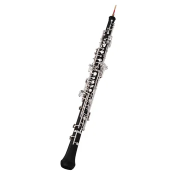 Profesionalus obojus C raktas Pusiau automatinis stilius nikeliuoti raktai Woodwind instrumentas su obojaus odiniu dėklu Nešiojimo krepšys
