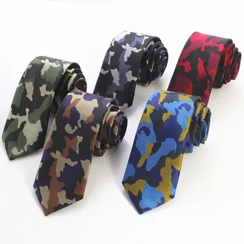 Ricnais Brand Mens Ties Man Fashion Neckties Corbatas Hombre Gravata Jacquard 6cm Slim Tie Business Red Green Tie For Men