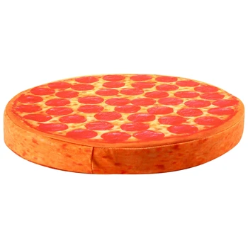 Simuliacija Sudėtinga 3D pagalvė Pliušinė pagalvė Flapjack Juokinga Pepperoni pica Greito maisto hipsteris Spausdinti Cool Pizza Butt Pillow