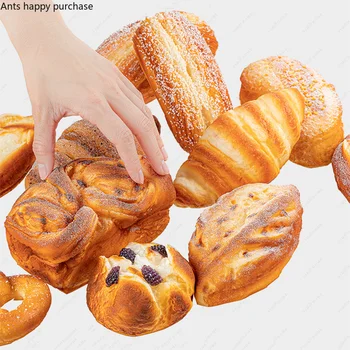 Simuliacinė duona Netikros konditerijos duonos modelis Netikra duona Imituotas maistas Dirbtinis dekoravimas Ornamentas Pagrindinis Piknikas Šaudymo rekvizitai
