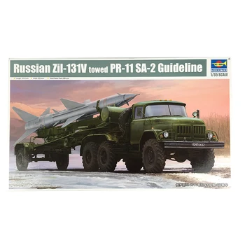 Trumpeter 01033 1/35 Scale Russian Zil-131V Towed PR-11 SA-2 Guideline Model TH07041-SMT2
