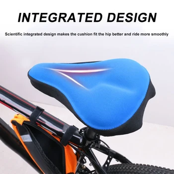Ultra minkšto silikono gelio padėklo dangtelio dviračio balno sėdynė kalnų dviračio dviratis Dviratis sutirštintas papildomas komfortas MC889