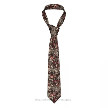 Vintage Japanese Seamless Katana Japoniško stiliaus naujas 3D spausdinimo kaklaraištis 8cm Poliesterio kaklaraištis Marškiniai Aksesuarai Vakarėlio dekoravimas