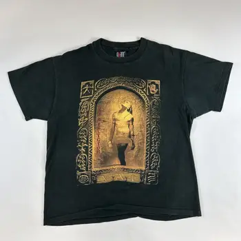 Vintage Steve Vai Shirt Sex & Religion Size XL ilgomis rankovėmis