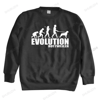 Vyriški gobtuvai su gobtuvais su kaklu madingas prekės ženklas džemperis juodas naujas EVOLUTION ROTTWEILERAUQ Unisex džemperis Euro dydžio spyruoklė Vyriškos ilgos rankovės