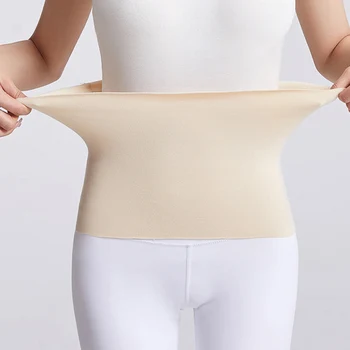 Winter Warm Thermal Waist Support Unisex Elastic Cotton Cloth Pilvas Back Pressure Warmer Inner Wear Belly Protector 2023 Nauja